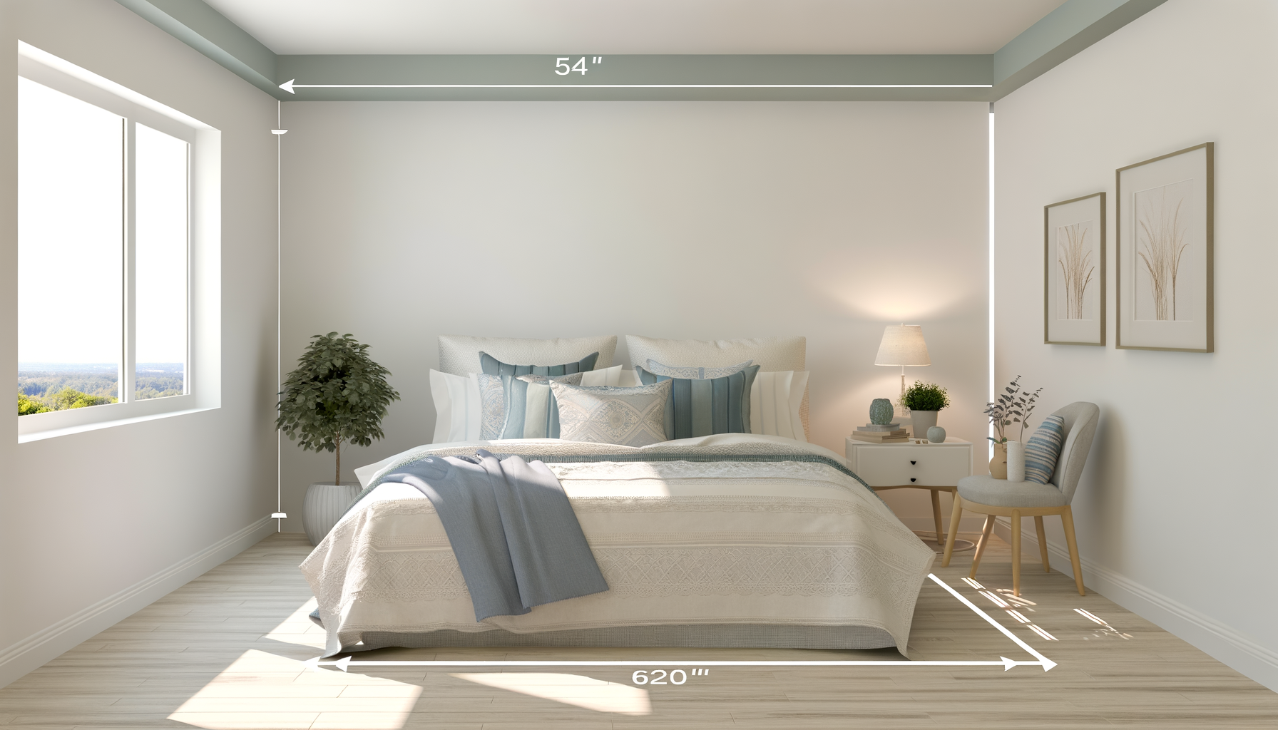 What are the size and dimensions of a full-size bed?
