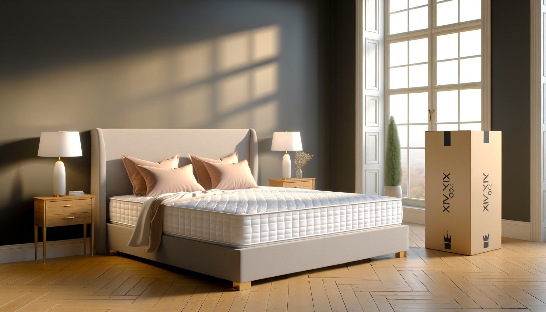 Can a king-size mattress be delivered in a box?